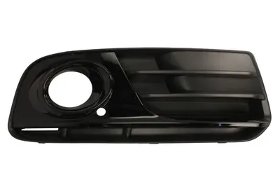 Grila bara fata Dreapta cu locas proiector, plastic, negru lucios potrivit AUDI Q5 2008-2017 2008-2012