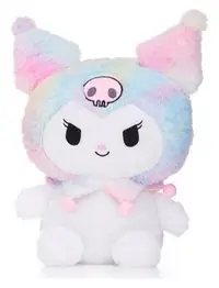 Figurină de pluș Sanrio Animation: Sanrio - Kuromi (Curcubeu)