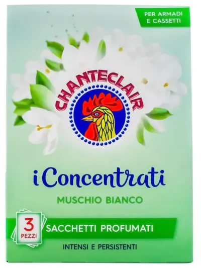 Chante Clair Saculeti parfumati 3 buc (3x12 g) Muschio Bianco