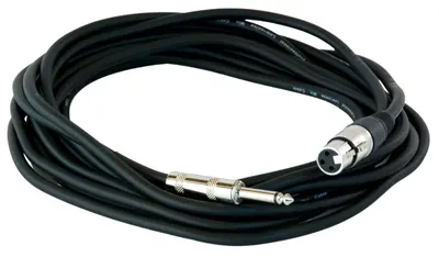 Cablu Master Audio - PMC627, F-XLR/6.3 mm, 6 m, negru
