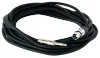 Cablu Master Audio - PMC627, F-XLR/6.3 mm, 6 m, negru