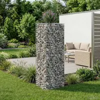 vidaXL Pat ridicat din gabion 50 x 50 x 150 cm Oțel Galvanizat