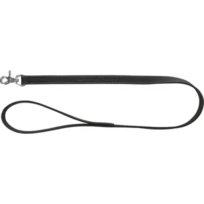 Trixie Lesa din Piele, M-L: 1 m/ 20 mm, Negru, 18980