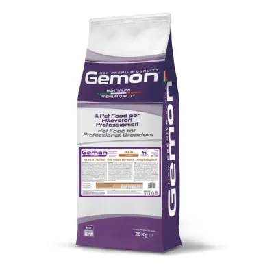 GEMON Breeders, Pui și Curcan, hrană uscată pisici, 20kg