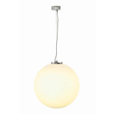 Lampa suspendata, lustra ROTOBALL 50 Pendant E27, grey pendant, TC-TSE, silver-grey/white, Ø 50 cm, max. 24W