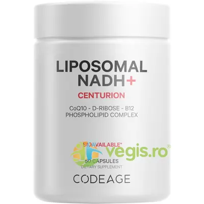 Liposomal NADH+, CoQ10, B12 si D-Riboza Suport Avansat pentru Energie Celulara 60cps