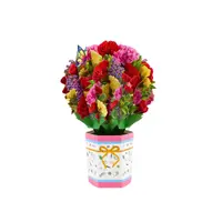 Decorațiune din hârtie Magic Pop-Ups Buchet diverse flori