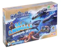 Dioramă cu nisip pentru joacă Nikola Tesla - Marine creatures, 16 piese