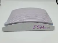 Set 50 Bucati Pila Unghii Semiluna FSM 180/240 - PFSM180/240-25B