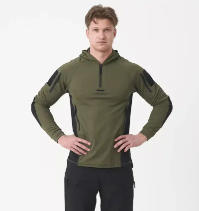 Range Hoodie® Topcool Helikon-Tex® - Olive-Negru / S