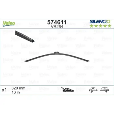 Lamela stergator VALEO 574611