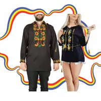 Set Traditional Cuplu 365 Camasi traditionale cu broderie