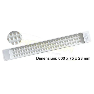 Corp tip FIDA LED 75mm/0,6m/50w/6400k (aluminiu)