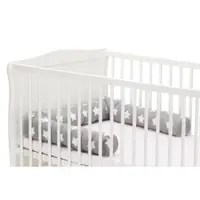 Protectie laterale Fillikid pentru pat lemn 190 cm Star grey