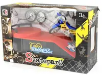 Set de joacă Donbful - Fingerboard motor cu o rampă de săritură circulară
