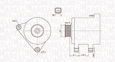 Alternator (12v, 120a) Potrivit Citroen Berlingo, Berlingo Multispace, Berlingo Minivan, C2, C3 I, C3 Ii, C3 Pluriel, C4, C4 I, C5 I, C5 Ii, C8, C-Elysee, Xsara, Xsara Picasso 1.4-2.2 06.96