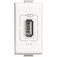 Priza usb 1 modul Matix Bticino AM5285C1, alb