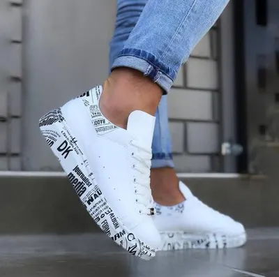 Adidasi barbati casual albi B3623 T2-5
