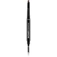 Revolution Relove Power Brow creion pentru sprancene cu pensula culoare Dark Brown 0,3 g