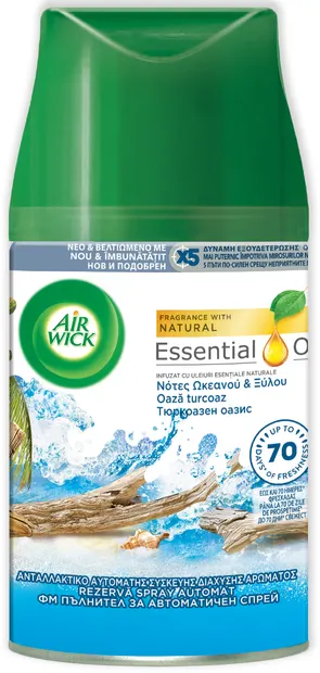 Rezervă odorizant Air Wick - Oază de turcoaz, 250 ml