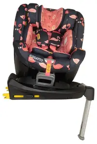 Scaun auto Cosatto - Come and Go, IsoFix, i-Size, 40-105 cm, Pretty Flamingo