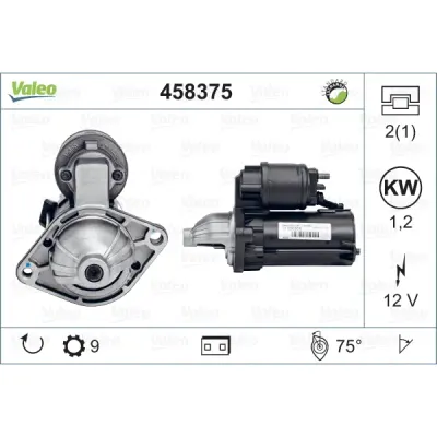 Starter VALEO 458375