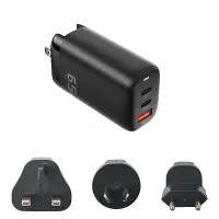 Alimentator 2x USB-C 3.1 + USB3.0 PD 3.0 65W + 3 adaptoare pentru calatorii