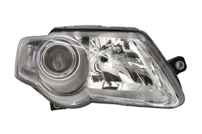 Far fata Dreapta (H7 H7, electric, cu motor, culoare insert: cromat negru) potrivit VW PASSAT B6