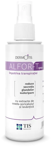 Alfor-T spray impotriva transpiratiei, 110ml, Tis Farmaceutic