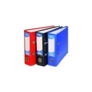 Biblioraft plastifiat Noki 56111-130, A5, landscape, 7cm, buzunar eticheta, inele metalice
