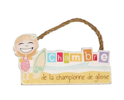 Pancarta - Plaque de Porte les rois de la plage