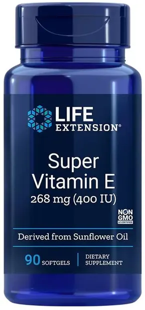 Super Vitamin E, 268 mg, 90 capsule gelatinoase moi, Life Extension