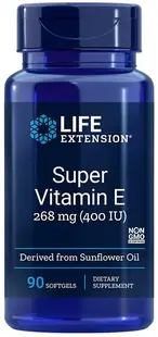 Super Vitamin E, 268 mg, 90 capsule gelatinoase moi, Life Extension