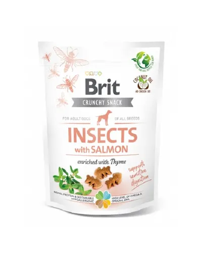BRIT Care Dog Functional Snack Insect Recompense pentru caini, cu insecte 200 g