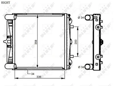 Radiator apa racire motor (transmisie automata) PORSCHE 911, 911 TARGA, BOXSTER 2.5-3.6 intre 1996-2005