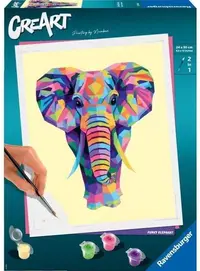 Set de pictură Ravensburger CreArt - Elefant mare
