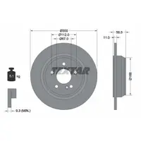 Disc frana TEXTAR 92099403