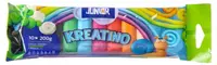 Plastilina Junior - Kreatino, 10 culori, 200 g