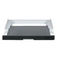 Kit suprapunere uscator si masina de spalat Haier HASTKU10B, Raft Retractabil, Negru