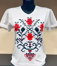Tricou cu imprimeu traditional Alexis 8