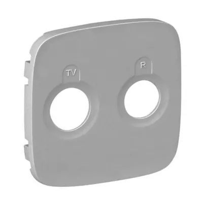 Placa Valena Allure - priza TV-R - aluminiu