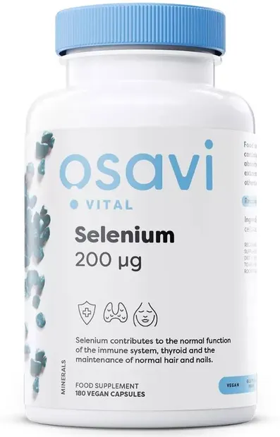 Selenium, 200 mcg, 180 capsule, Osavi