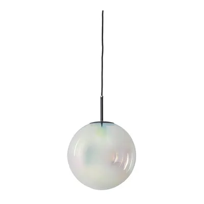 Lustră cu abajur din sticlă ø 30 cm Medina – Light & Living