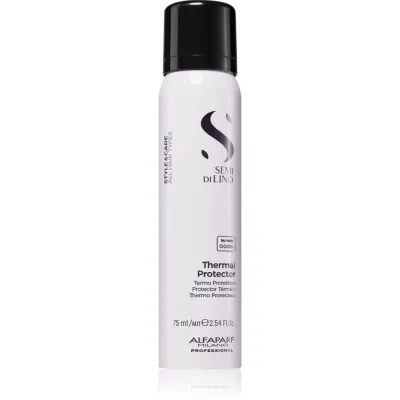 Alfaparf Milano Semi di Lino Style&Care Thermal Protector spray protector pentru modelarea termica a parului cu filtru UV 75 ml