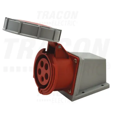 Priza industriala aparenta TICS-1252 32A, 400V, 3P+N+E, 6h, IP67