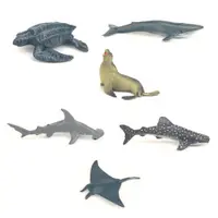 Set de figurine Rappa - Animale marine II, 6 buc. , 4-8 cm