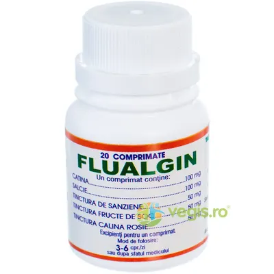 Flualgin (Antigripal, Antiinflamator) 20cpr