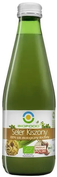 Suc bio din țelină fermentată, 300 ml, Biofood