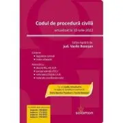 Codul de procedura civila (actualizat la 10 iulie 2022)