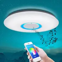 Plafoniera LED SMART cu muzica, Ø390, 30W, RGB+W